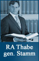 Rechtsanwalt Thabe genannt Stamm